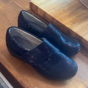 Alegria size 37 Elegant Black and blue glitter Women's Shoes